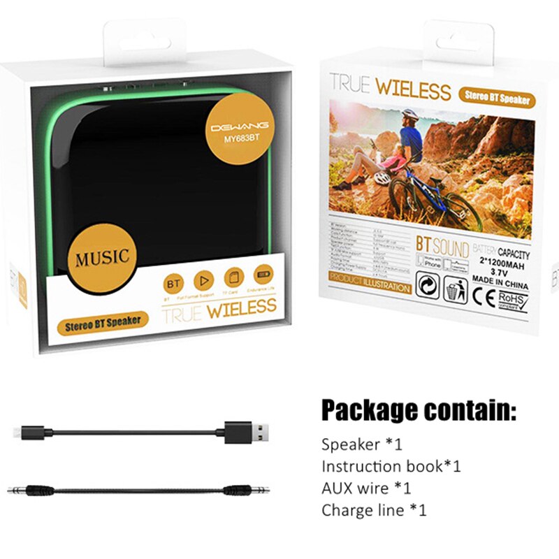 Bluetooth Control LED Pixel Screen Speaker 6W Output Stereo Audio Pixel Art Cute Home Light Decoration Mini Music Play Box