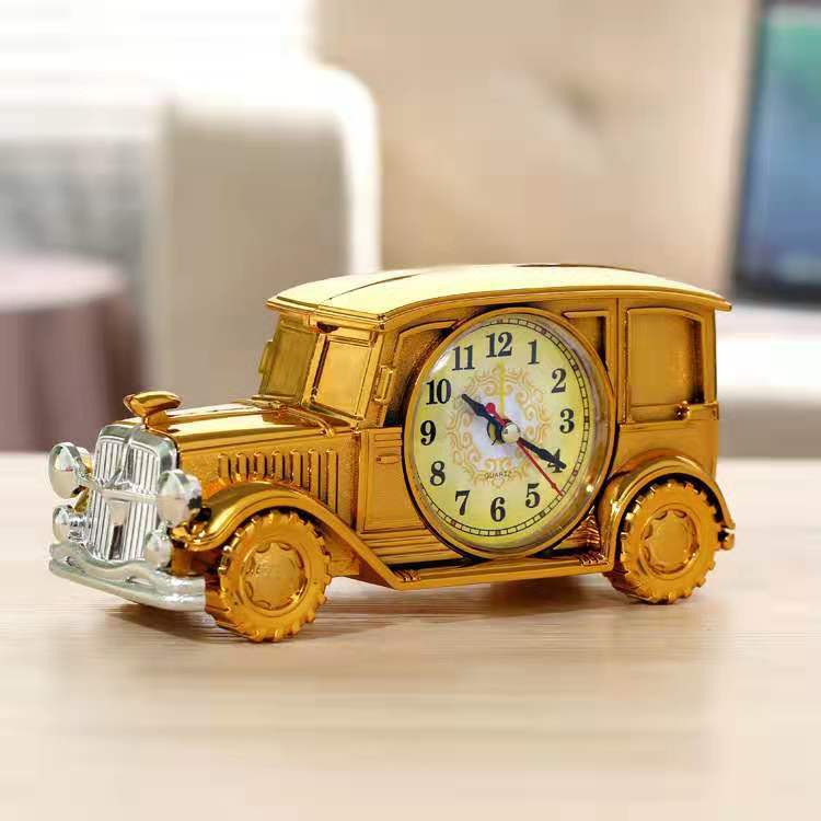 Auto wekker student mannen vrouwen klok kinderen retro auto jongen meisje verjaardag wekker decoratie  e11104