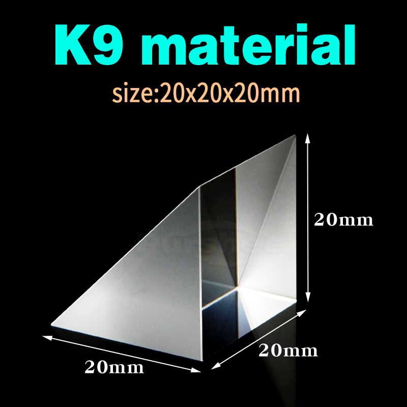 Optical glass triangular prism(20x20x20mm)