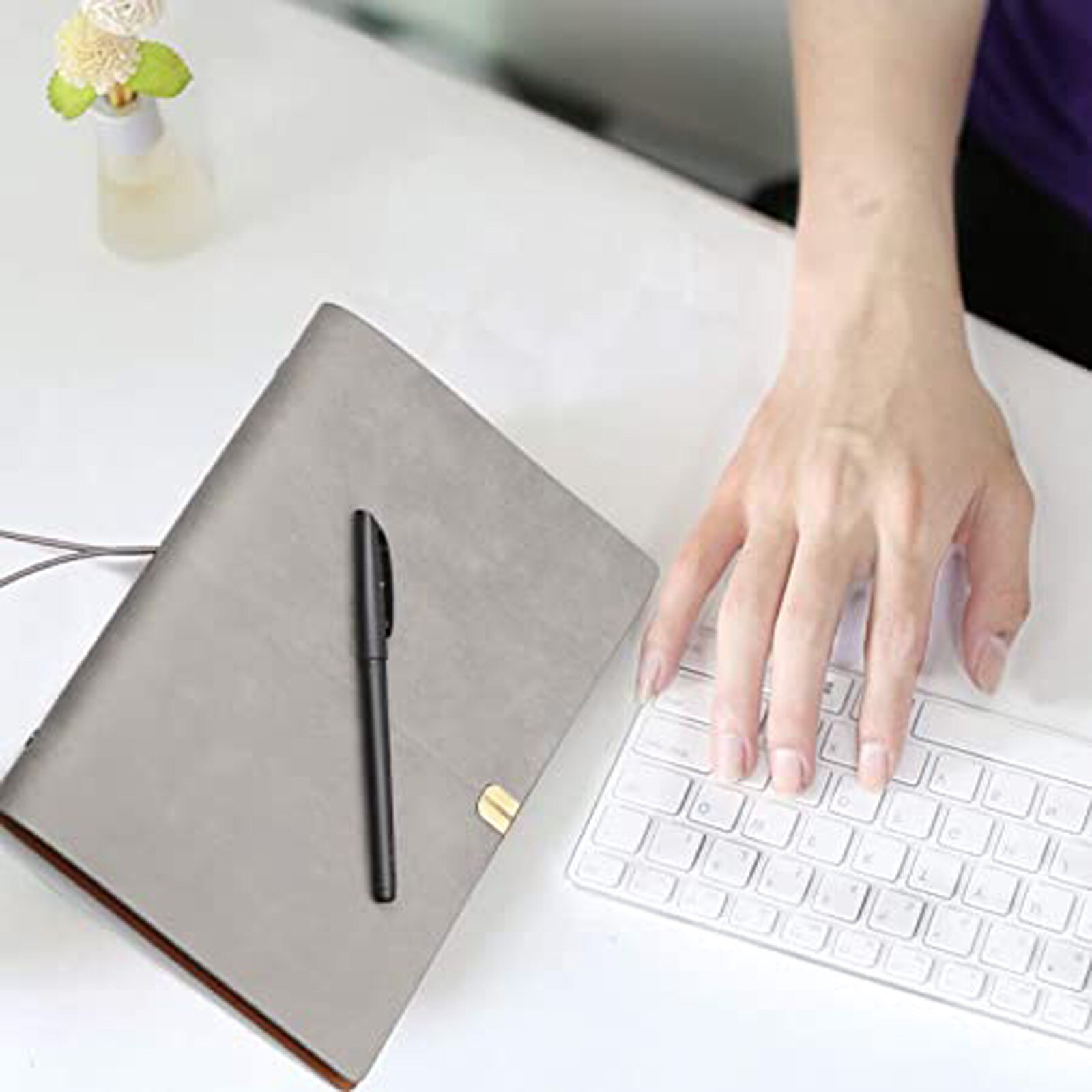 Hand Binger A5 Leather Binder Notebook Diary Notebook Diary Re... – Grandado