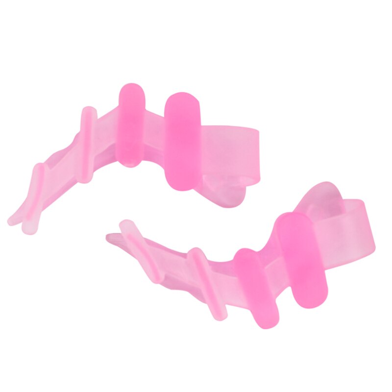2 stuks gel siliconen hallux valgus corrector teenspreiders rechtzetten spreider voetverzorgingstool hallux valgus pro massagetool: Roze