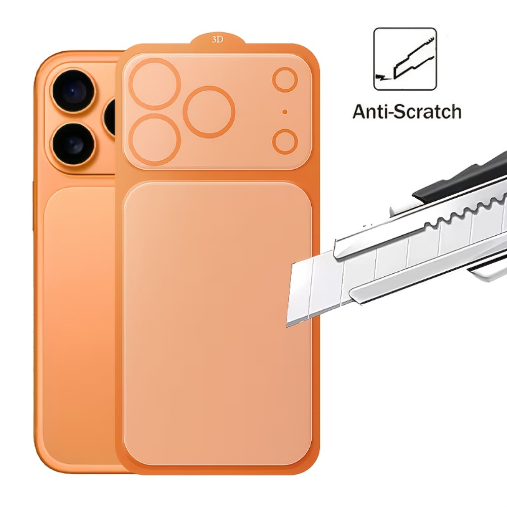 NNBILI 2 Stück matt, weiche Hydrogel-Rückseite, Displayschutzfolie mit Objektivschutzfolie für iPhone 17 Profi Max, einfache Installation