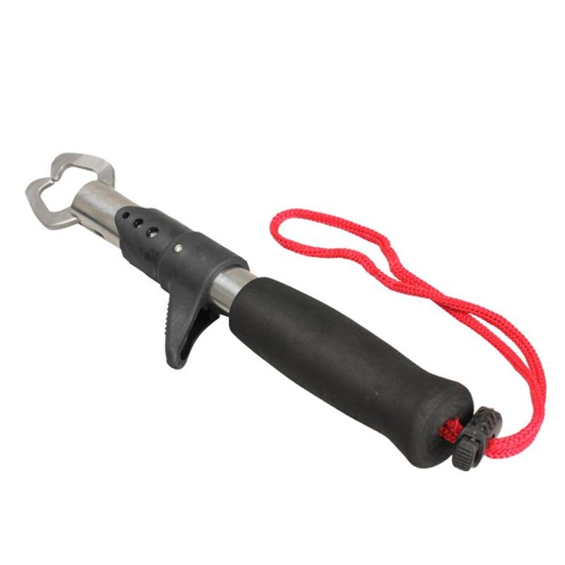 Black Fish Grip Lip Trigger Lock Fishing Tackle Gripper Grabber Scale Tool