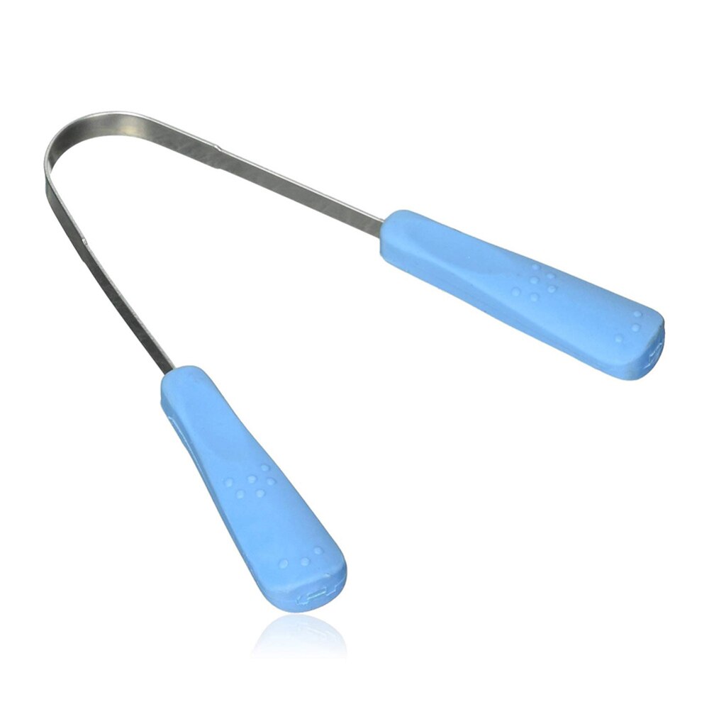 1 Pc Tong Borstel Tong Cleaner Rvs Schraper Reinigen Tong Schraper Voor Oral Care Mondhygiëne Houden Frisse Adem j11
