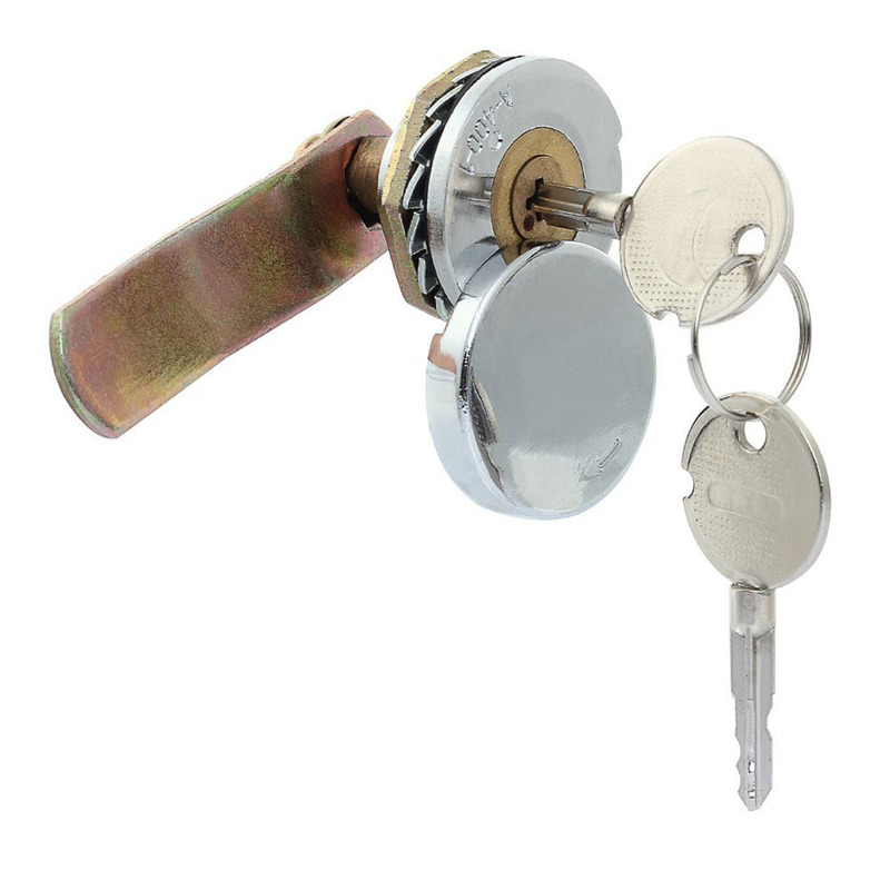 Cerradura de puerta de , útil cerradura de leva estable, candado para puerta de seguridad, gabinete, buzón, cajón, armario, camlock, 16mm + 2 llaves