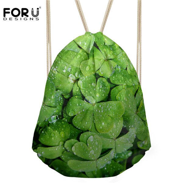 Forudesigns trekkoordtas voor dames, s 3d bladeren bedrukt, dagrugzak voor dames, kleine reistas voor kinderen, inpaktassen, mochila deporte: Cc4236 z 3