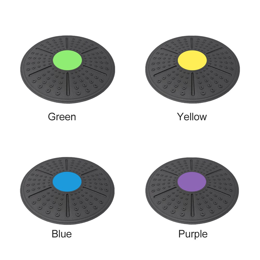 Home Gym Exercise Round Balance Board Non Slip Stability Wobble Physical Therapy For Yoga Fitness Core Strength Sports Equipment