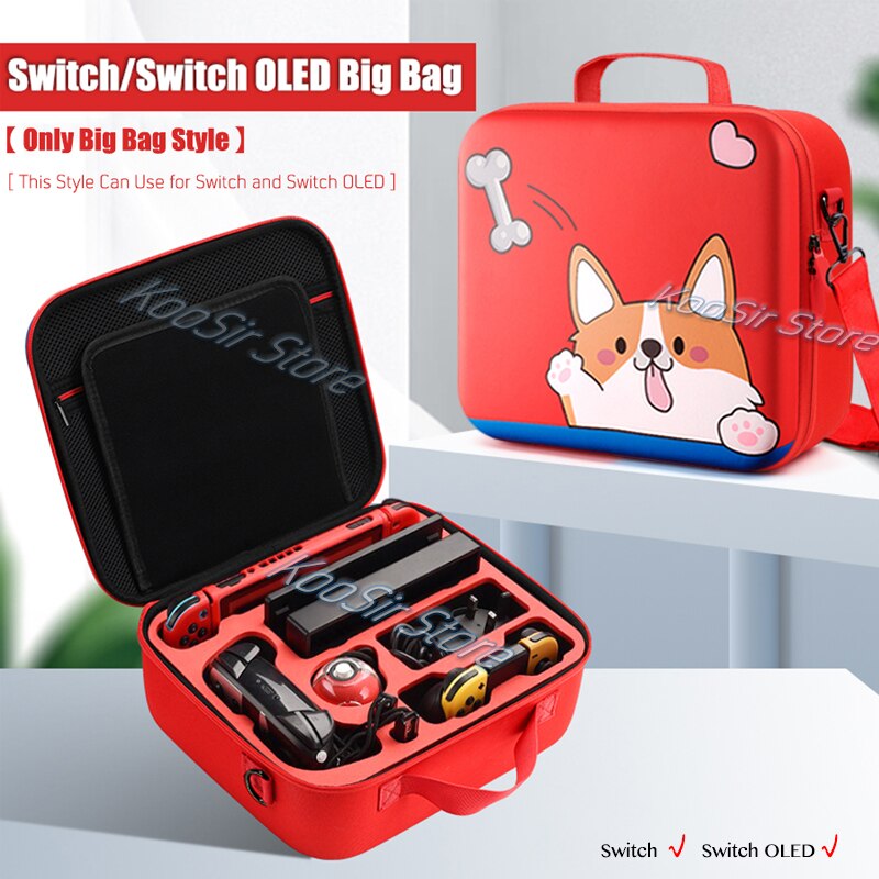 Bolsa de almacenamiento de lujo para Nintendo Switch, maleta con cubierta portátil para Nintendo Switch,: Only Big Bag 1