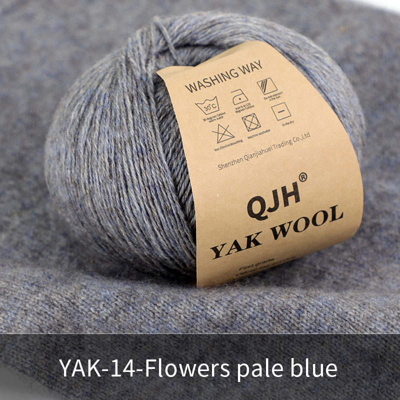 Undyed Natural Organic Mongolian Yak Wool Yarn For Hand knitting Crochet DIY Soft For Garments Baby Clothes: black