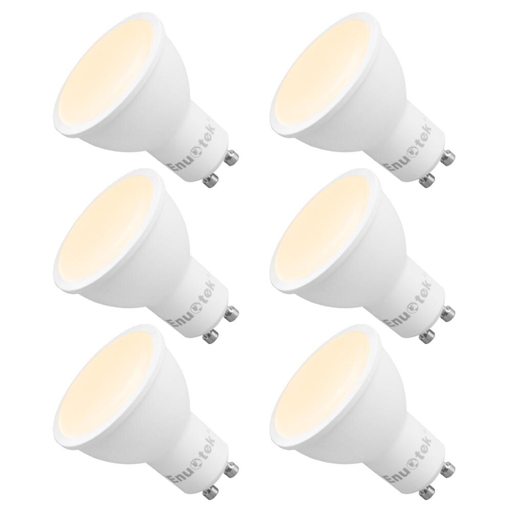 7W Dimmable GU10 LED Spotlights LED Spot Light Bulbs 120° Wide Beam Angle Cool White 5000K AC220~240V Trailing Edge Dimmable