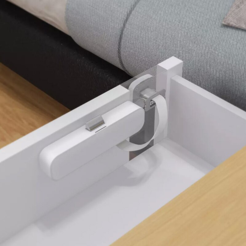 Xiaomi-cerradura inteligente YEELOCK para cajón y armario, bloqueo sin llave, antirrobo, de seguridad para niños, con huella dactilar