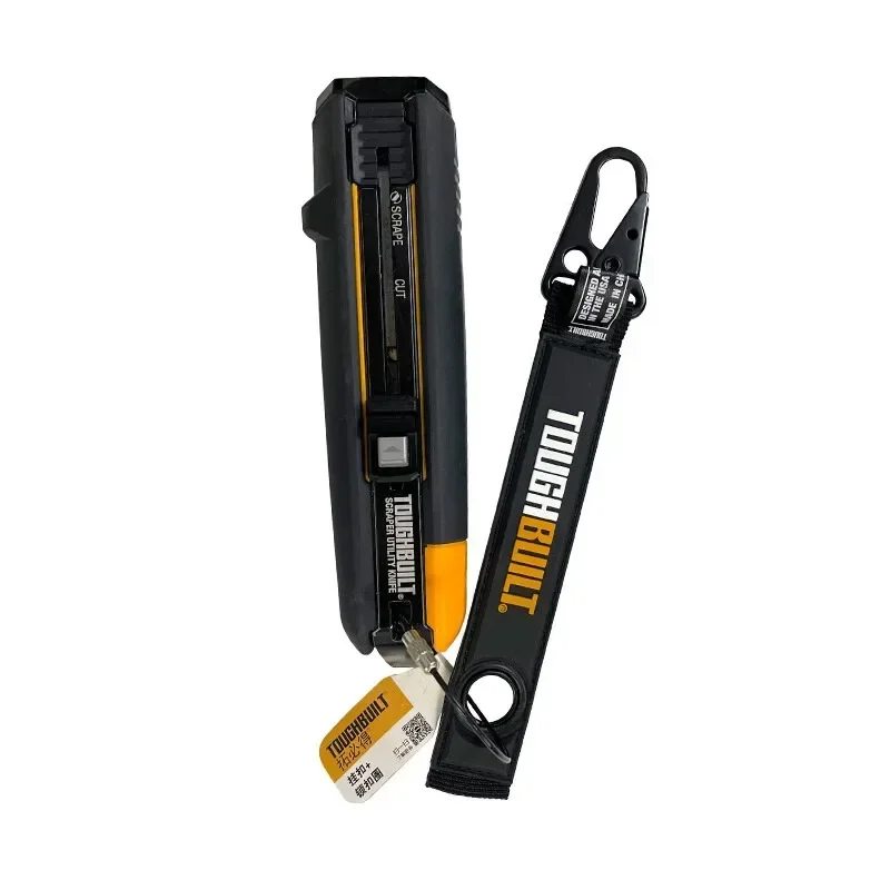 TOUGHBUILT TB-54S2-C Hook & Loop Tool Carabiner Heavy Duty Sprayed Key RingNylon WebbingPortable Mountaineering Hawksbill Hooks