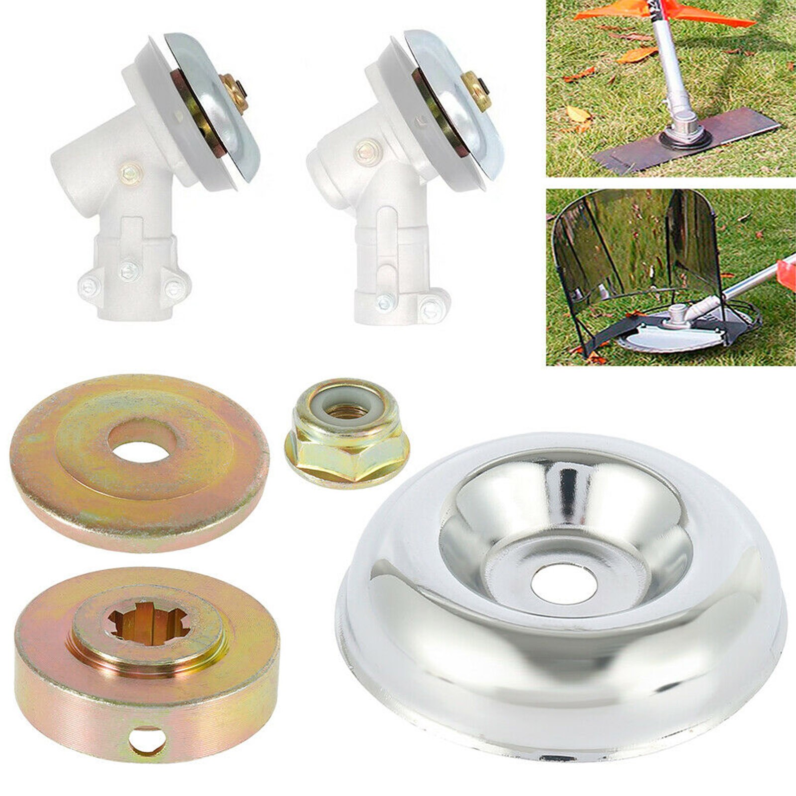 Kit d'adaptateurs de tête de tondeuse à gazon, pour l'extérieur, universel, 4 pièces