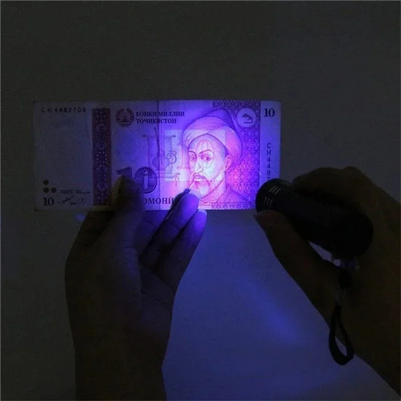 Linterna LED UV de 365/395nm, linterna ultravioleta portátil, lámpara de inspección con zoom, lámparas detectoras de manchas de escorpión y orina de mascotas