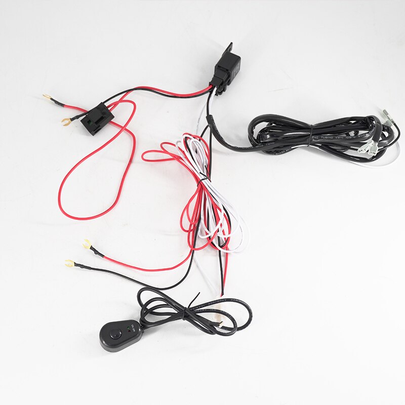 12V 40A Roof spotlight wiring harness Led Light Bar Cable On Off Road Light Wiring Harness