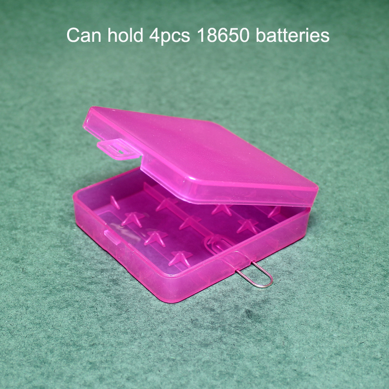 18650 lithium battery storage box rechargeable battery protection box sorting box storage plastic parts box: army green