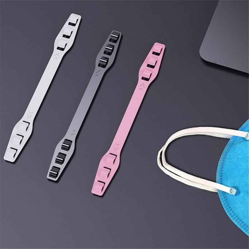 6Pcs Verstelbare Oor Protector Haak Extension Soft Riem Gesp Voor Masker Dragen Oor Saver Grips Clips Masker Lanyard Houder gesp