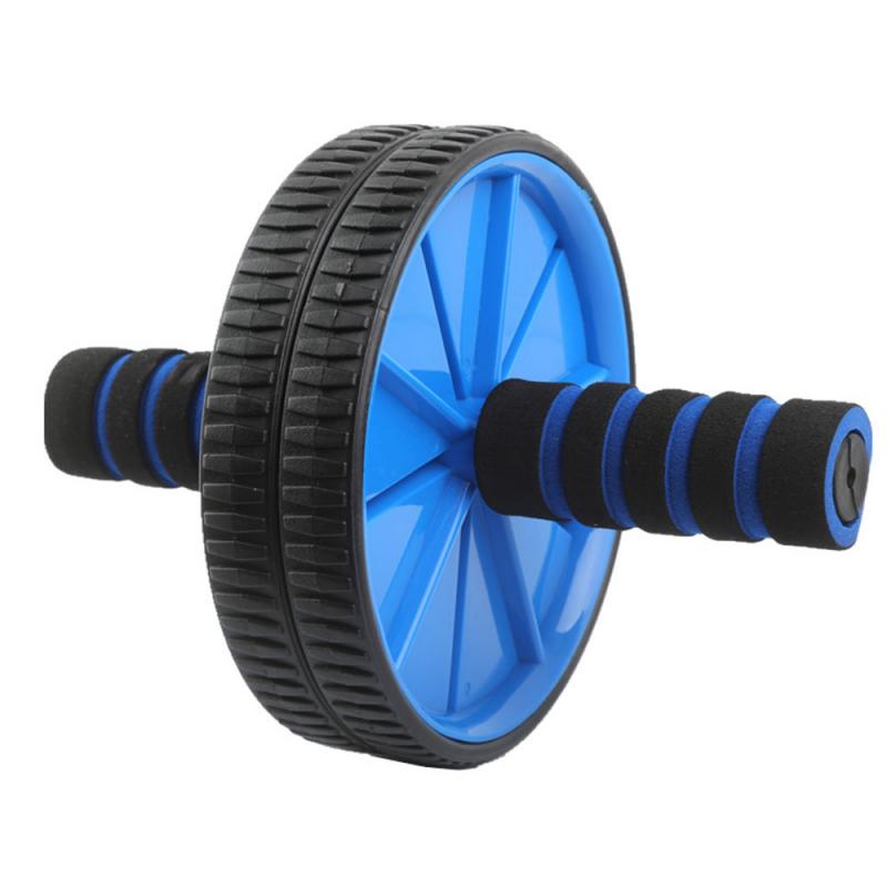 Abdominal Wheel Double Wheel Belly Roller Double Wheel Silent Abdominal Muscles Exerciser Fitness Equipment Durable