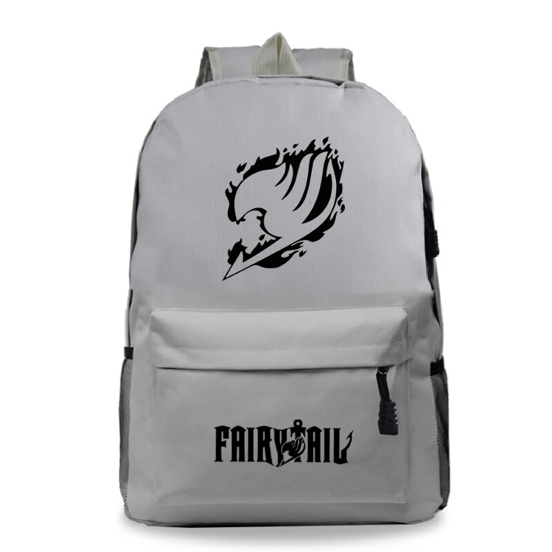 Fairy Tail Backpack Men Women Boys Girls School Mochila Beautiful Back to College Rucksack: 12