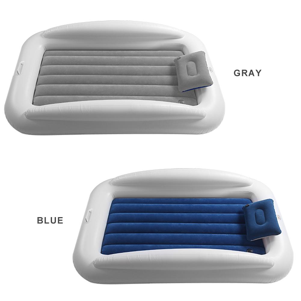 Children's Inflatable Mattress Guardrail Inflatable Mattress Flocking Cushion Bed Air Bed Anti-fall Bed Child Bed