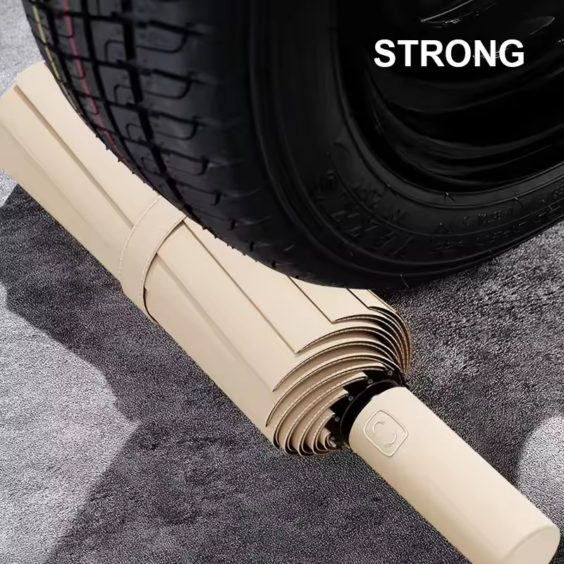 Xiaomi Mijia 24 Bone Solid Color Automatic Collapsible Umbrella Outdoor Large Format Sunshade UV Protection Automatic Umbrella