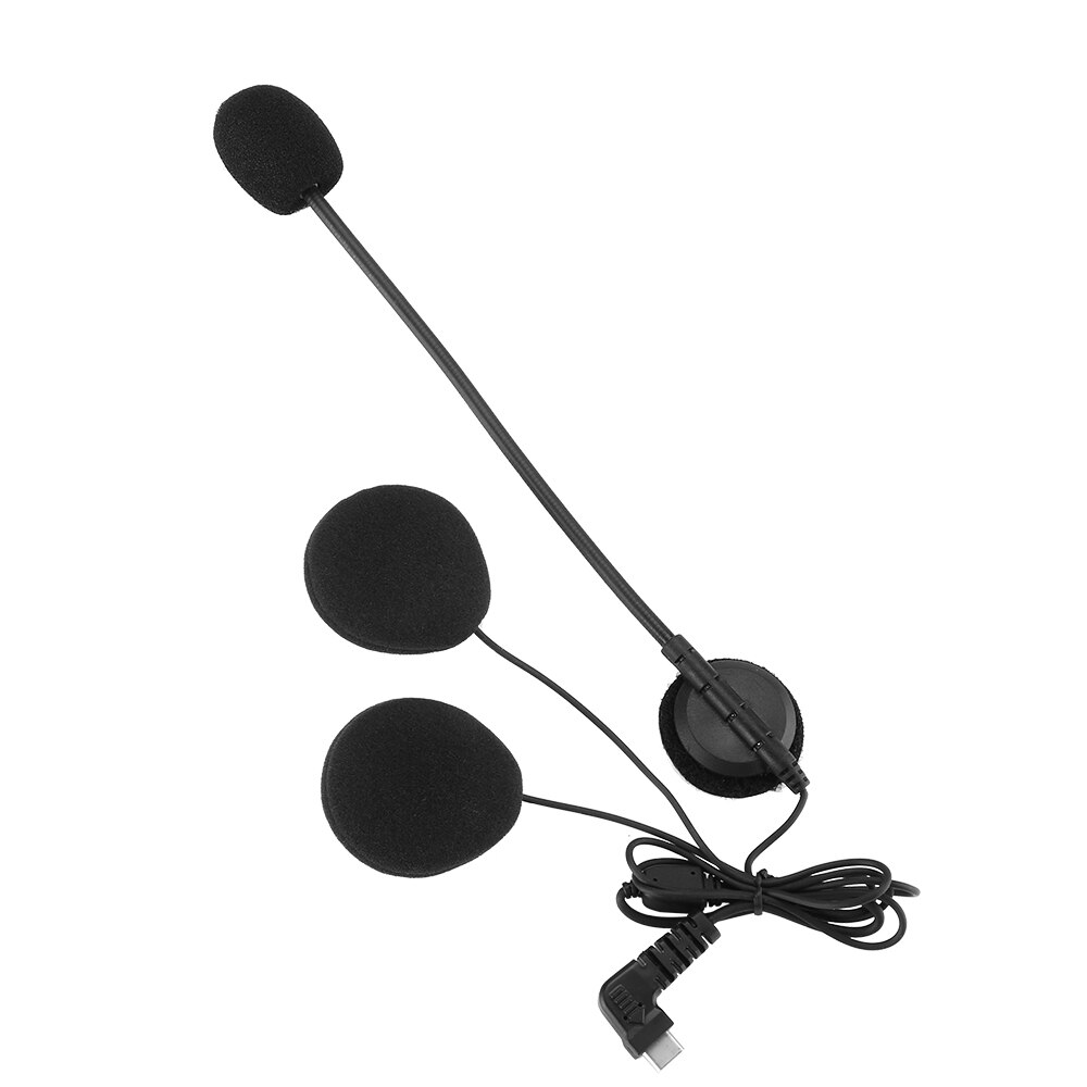 Bt -s2 bt-s1 motorcykel hjelm samtaleanlæg håndfri motorcykel bluetooth headset 2 stk ørestykke type-c interface mikrofon