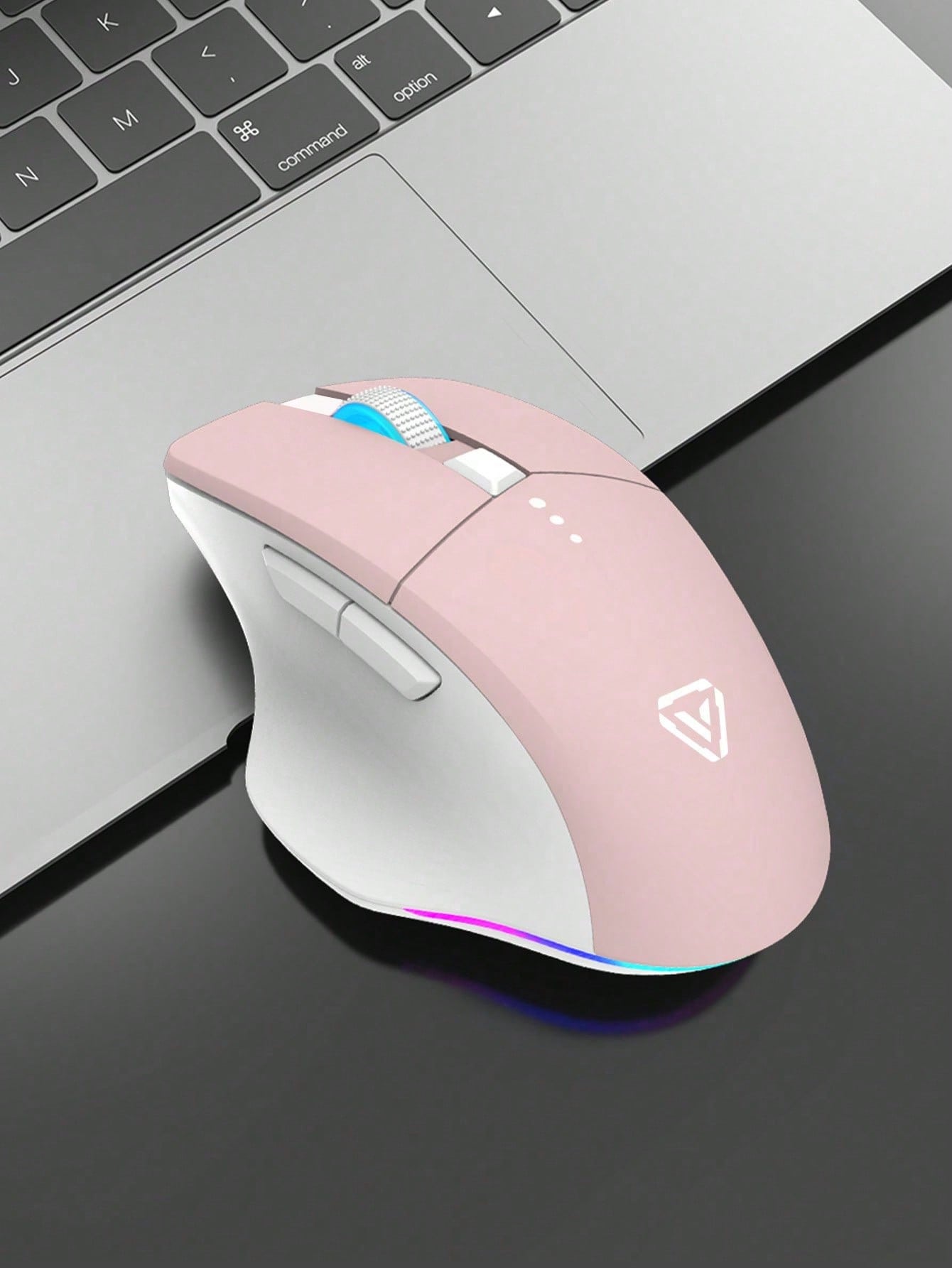 Dazzling wireless mouse, long battery life, high appearance level office games universal rechargeable mouse: Default Title