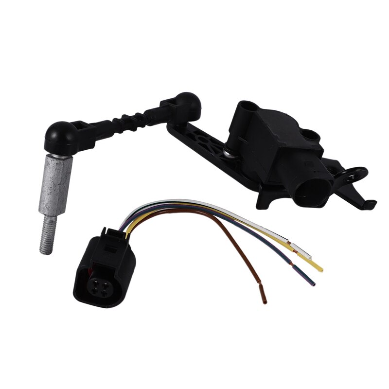 4H0941285H Headlight Level Sensor & Cable Harness Plug for A6 A7 Golf Tiguan: Default Title