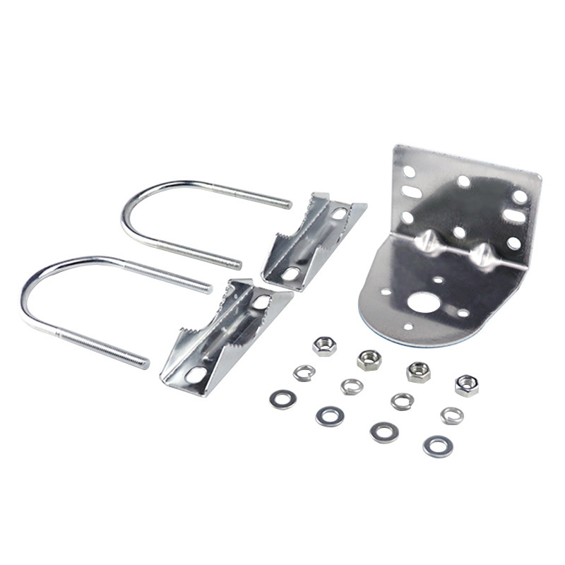 Antenne Pole Mount Beugel Met Dubbele U-Bouten Klem V Kaakbeugel Voor Buiten Huis Antenne Pole Houder