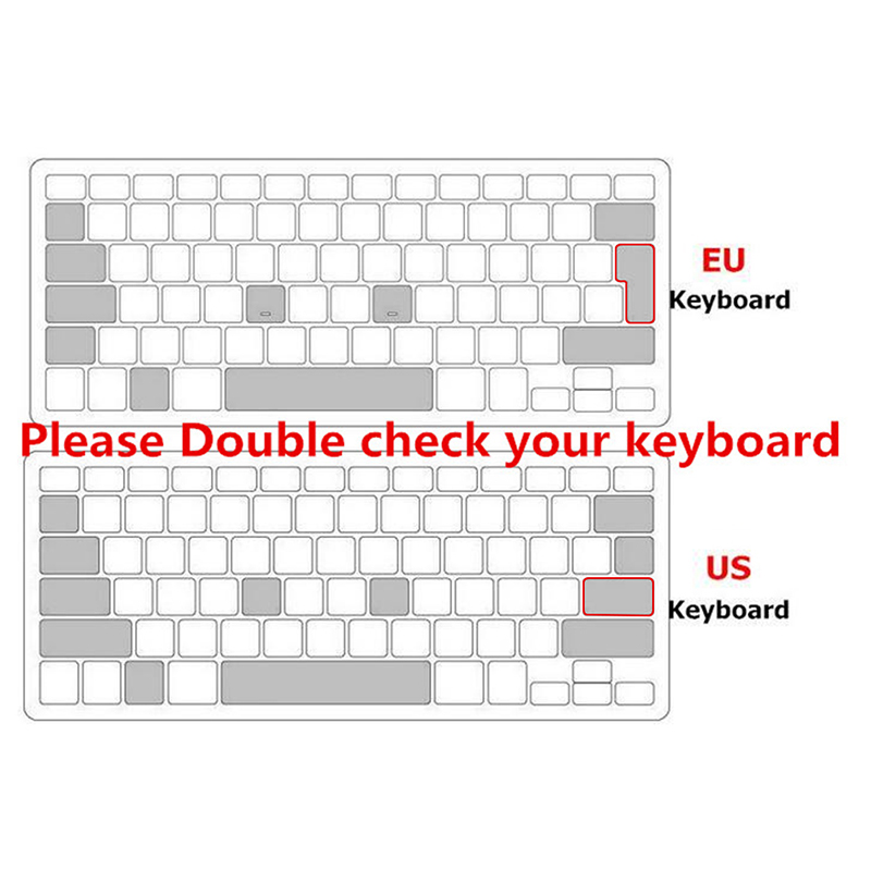 Persian Silicone keyboard Cover US Layout Mac Air 13”A1466 A1369 Pro13/15”(with/Without Retina Display, /Older Versio