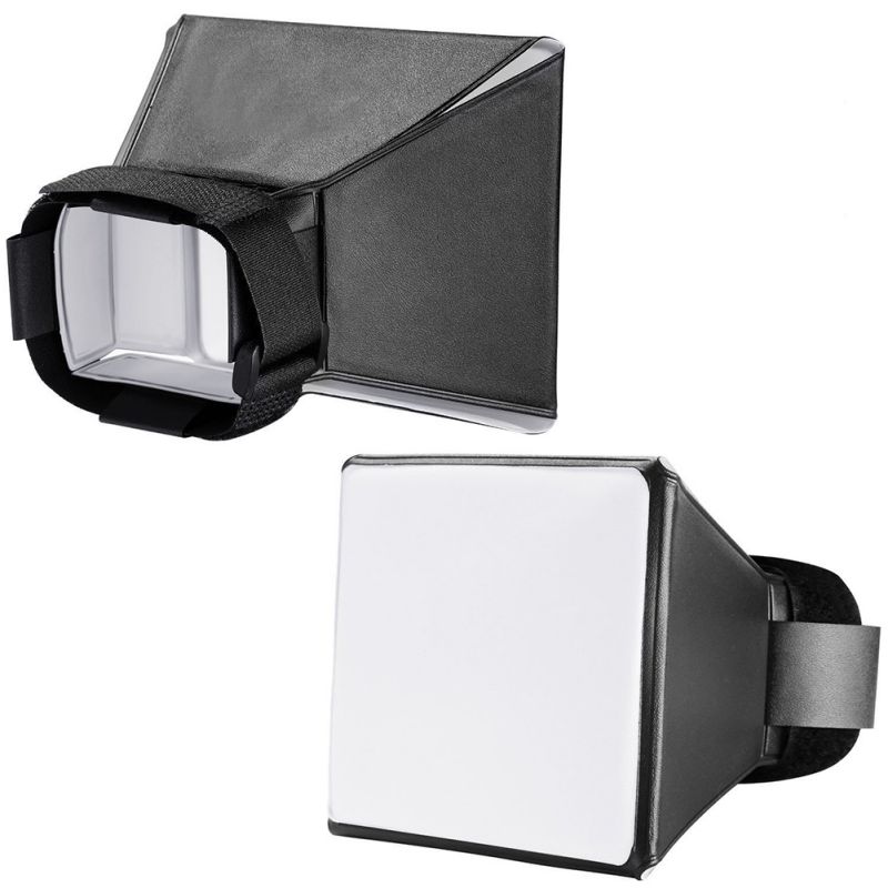 Difusor de Flash Softbox Interior Exterior fotografía Kit Cámara foto suave caja de luz Universal externa