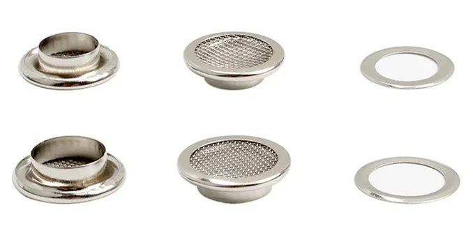 100set Silver Brass Mesh Metal Grommet Eyelets Install Tool Grommet Kits Craft Making, Repair, Decoration and DIY Projects: Antique Copper / 5XL