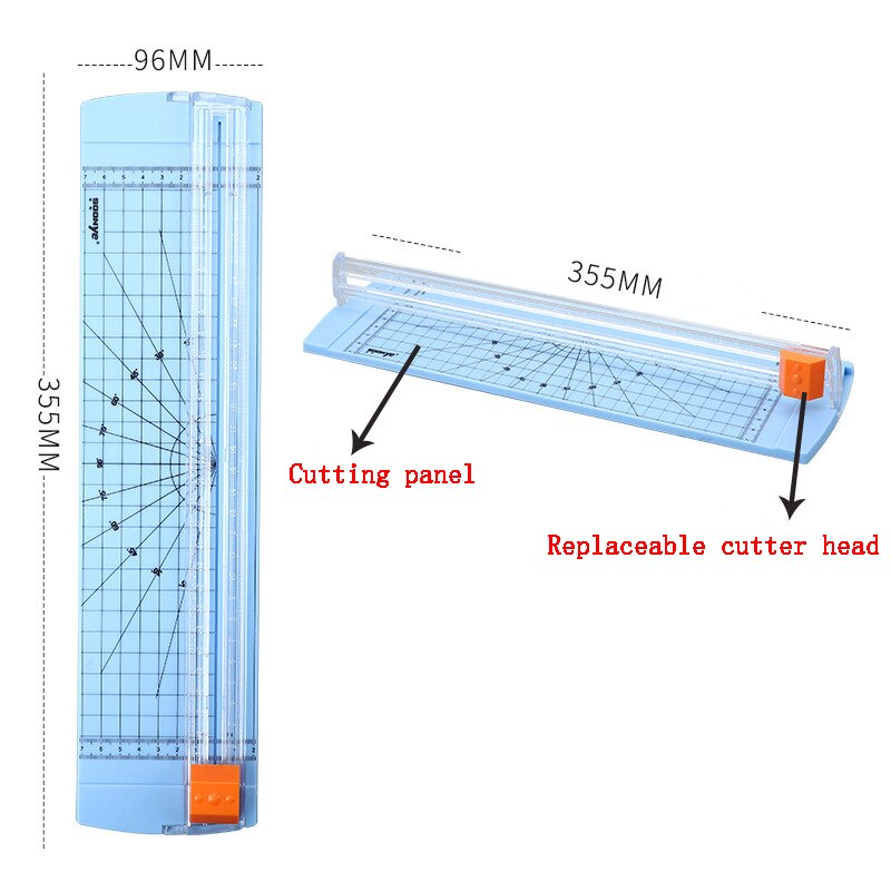 Liten papir kutter fotopapir kutter papir kutter manuell rund hjørne kutter kutte gjenstand presisjon  a4 fotopapir kutter