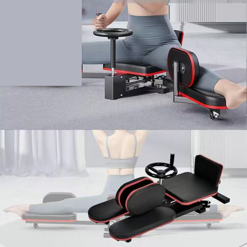 Máquina de estiramiento para Ballet, Yoga, baile, gimnasio en casa, 3 barras, ensanchador de piernas, equipo de Fitness, flexibilidad deportiva: Azul