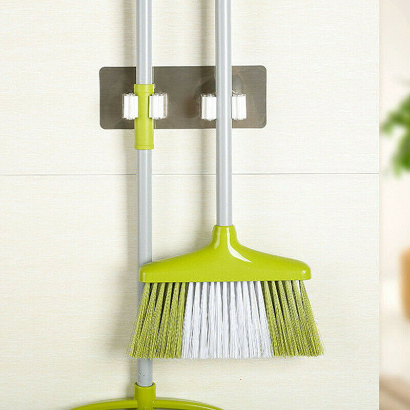Magical Wall Mounted Mop Organizer Holder Brush Broom Hanger Storage Rack for crochet pour balais murales