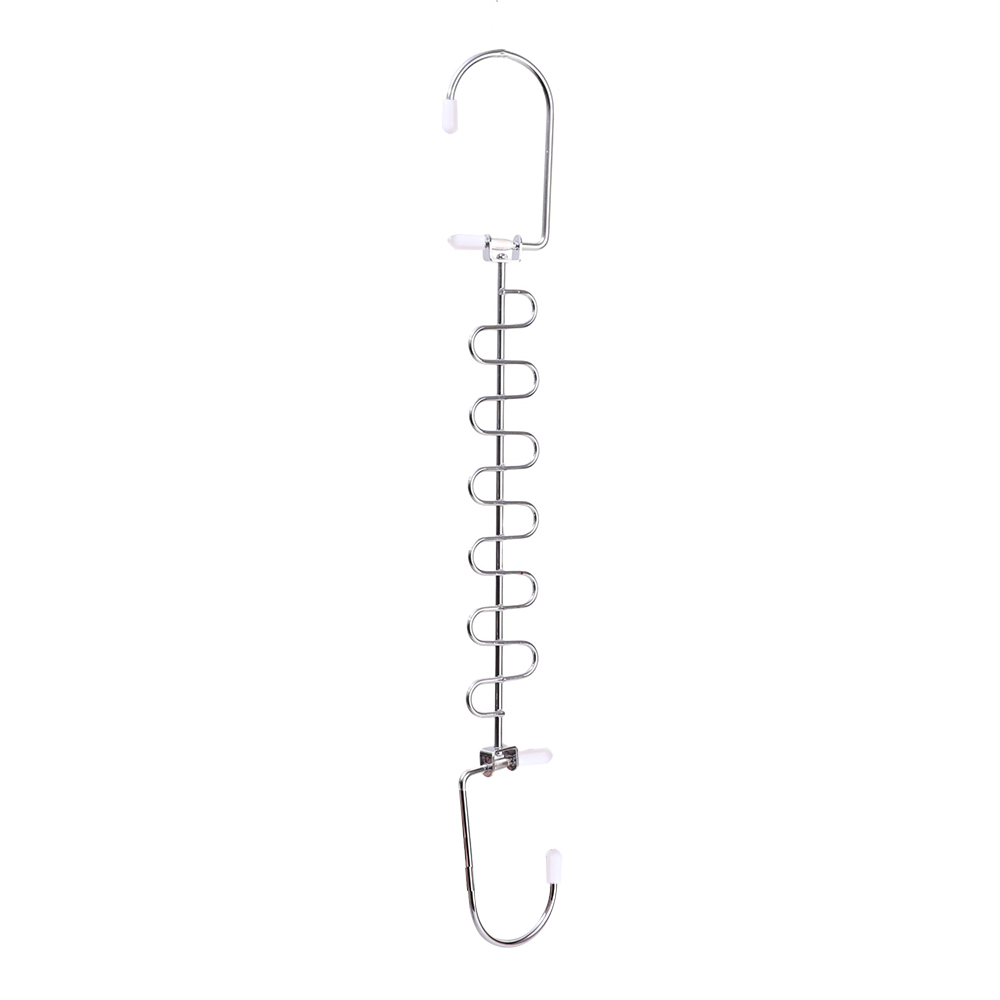 Stainless Steel Cascading Hangers for Clothes Shirts Space Saving Storage Metal Rack Magic Closet Wardrobe Hanger Hook Organizer: light green