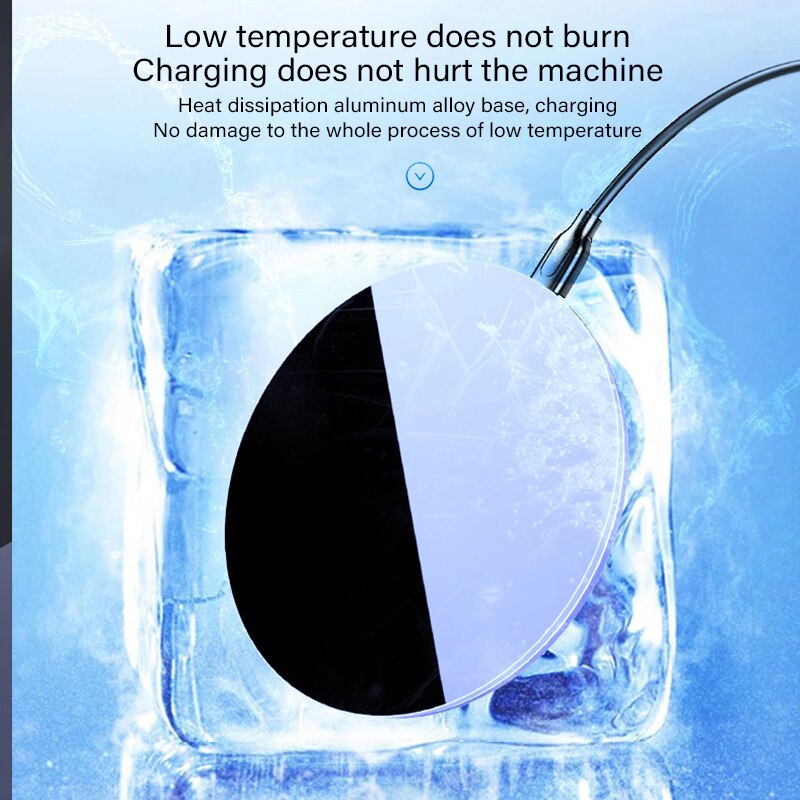 Wireless Charger Desktop Fast Charge for iPhone Wireless Charging for Samsung for Xiaomi Induction Charger Wireless Charging Pad