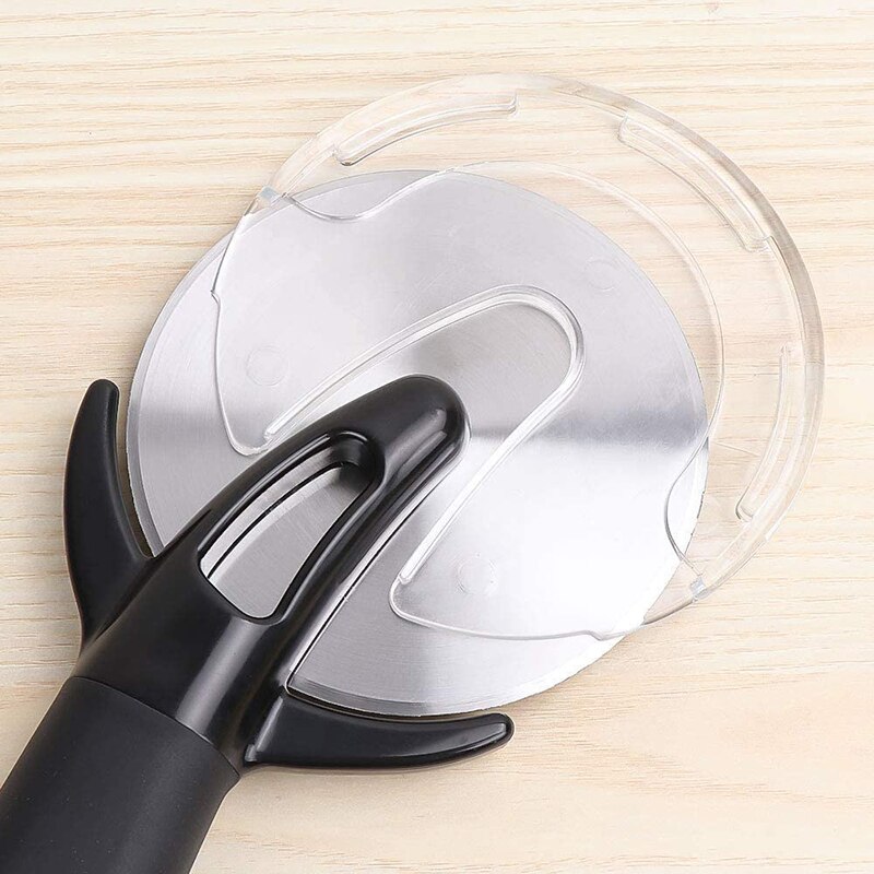 Pizza Cutter Wheel with Cover Premium Stainless Steel Pizza Round Knife Rocker Slicer Kitchen Baking Tools