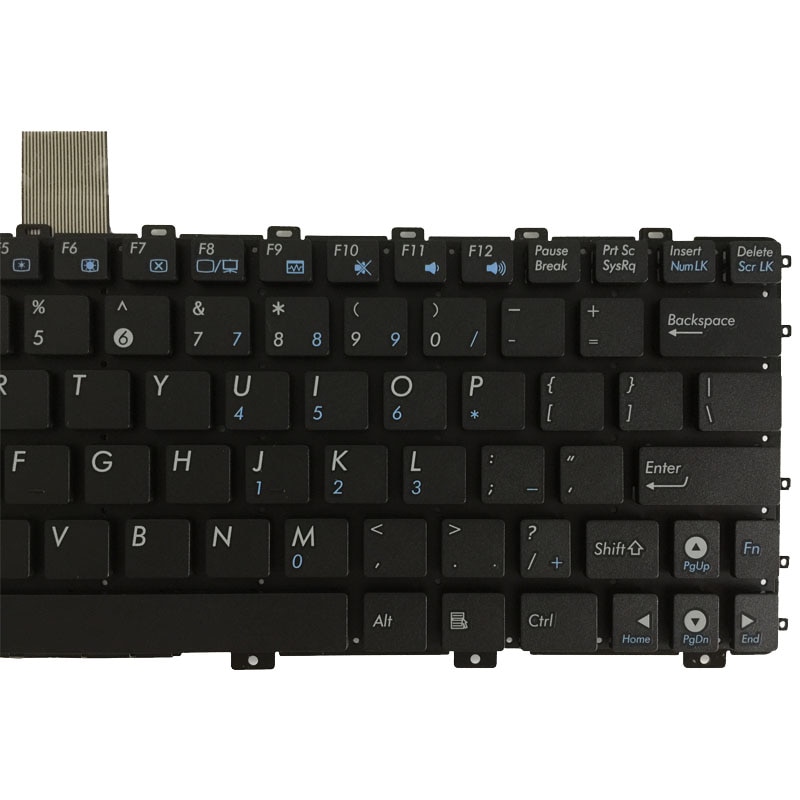Teclado de ordenador portátil de EE. UU. Para Asus Eee PC EPC 1015, 1015B, 1015PN, 1015PW, 1015T, 1011px, 1015BX, 1015CX, 1015PX, 1025, 1025C, TF101, 1025CE,