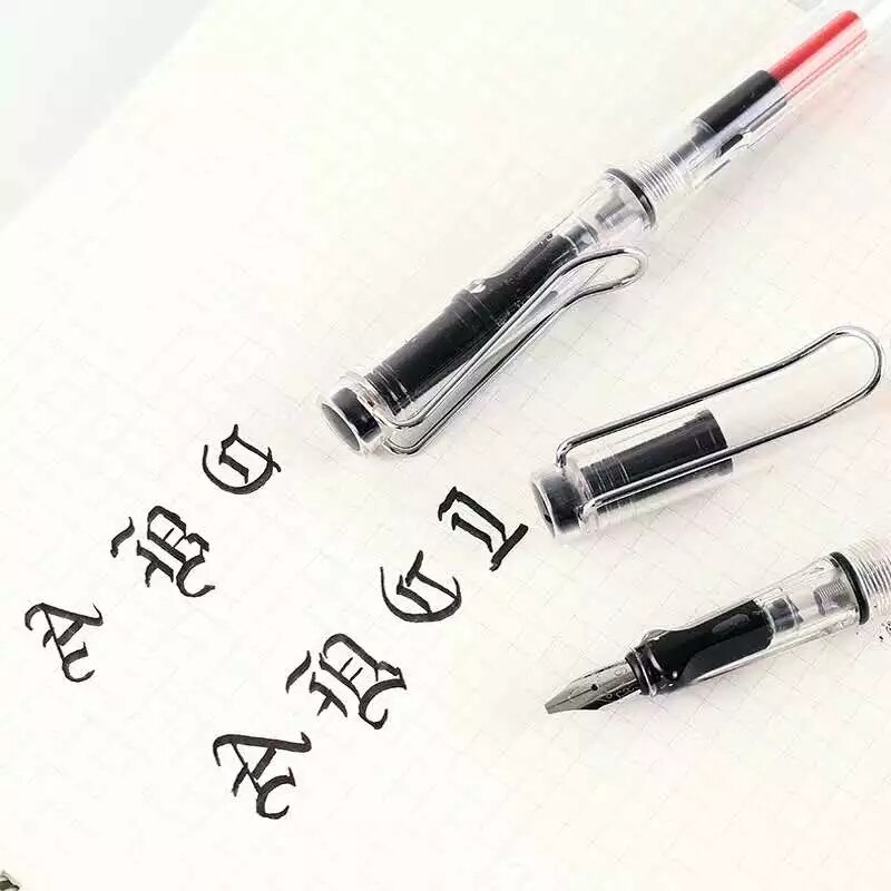Parallel Calligraphy Fountain Pen Transparent Art Ink pen Gothic Arabic Nib Excellent Writing For Business Office Supplies