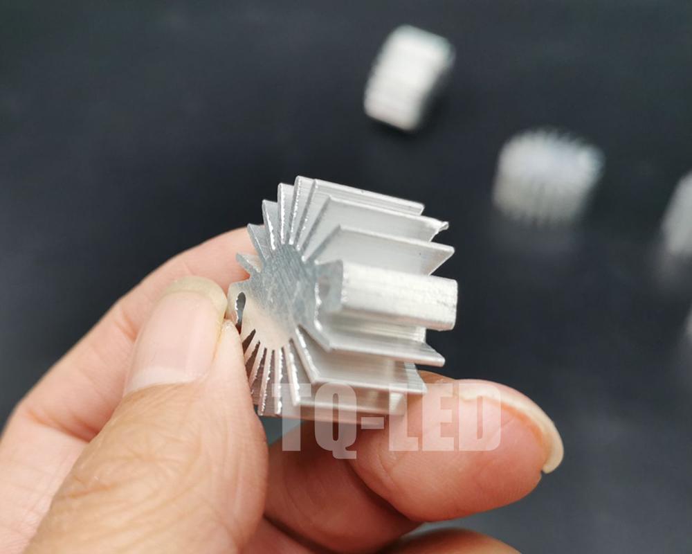 23Mm X 10Mm 1W High Power Led Aluminium Heatsink Radiator Voor 1W Led Kralen