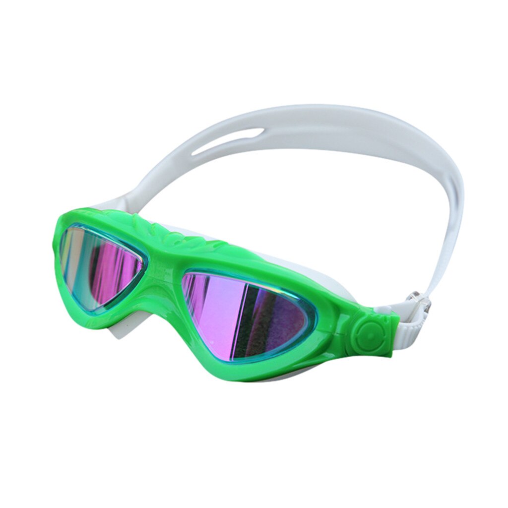 Kinderen Non-Condens Anti Uv Zwemmen Goggle Bril Verstelbare Oog Beschermen: GREEN