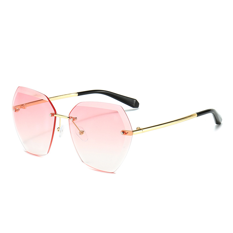 Driver's Sunglasses Sunglasses Gradient Lenses Sun Glasses Lady Vintage Alloy Legs Classic Shades: E