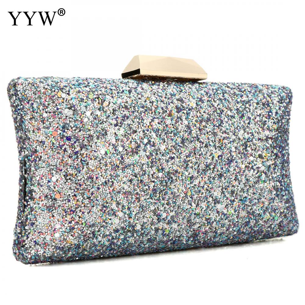 YYW Pailletten Schouder Plastic Handtas Mode Clutch Bag Mooie Avondtasje Voor Vrouwen Bolsos De Fiesta Para Mujer