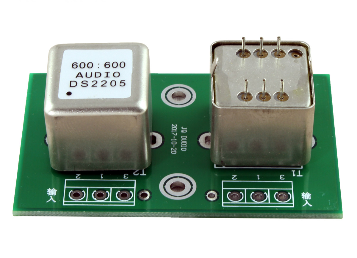 Balanced and Unbalanced Conversion of 600:600 Permalloy Audio Isolation Transformer