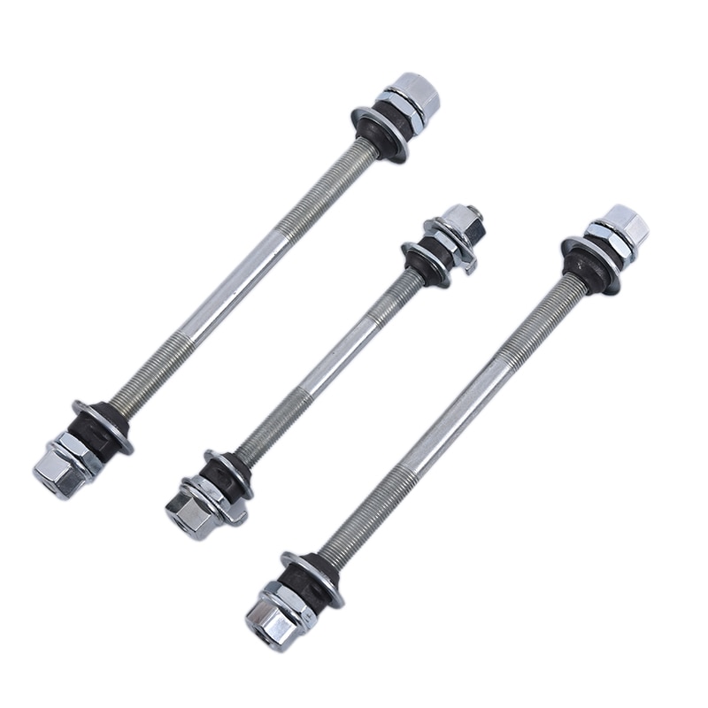 150/180mm Fiets Wielnaaf As Voor Achter Staal Effen Spindel As Vintage Voor/achteras Hendel fiets Reparatie Tool Accessoires