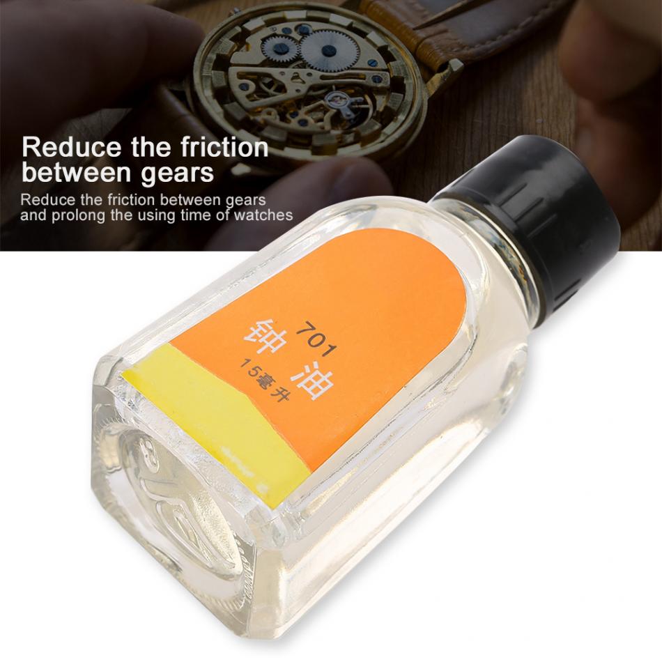 15Ml 701 Horloge Olie Voor Zakhorloge Alle Horloges Smerende Klok Smeerolie Cleaning Horloge Tool Accessoires Voor Horlogemaker