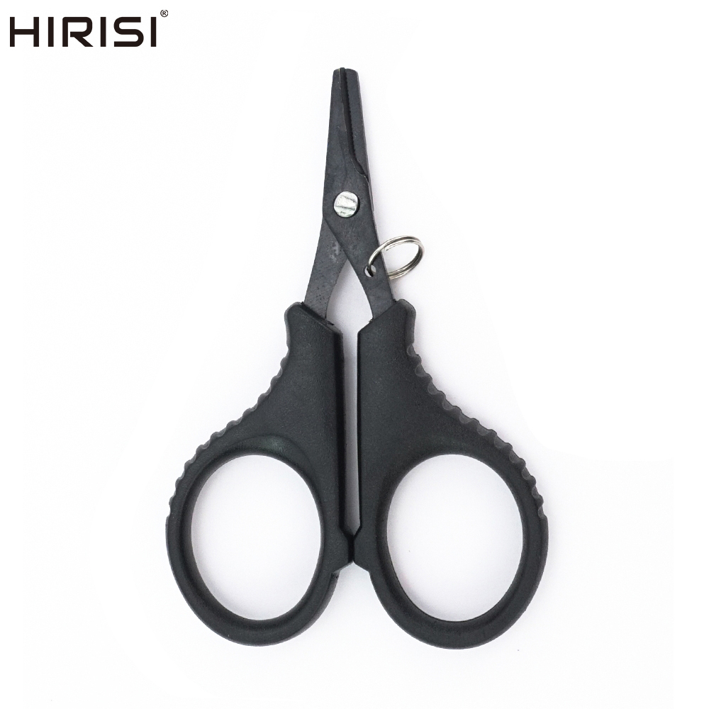 Hirisi Stainless Steel Fishing Scissor Portable Scissor Plier Cut PE line Braid Line Cutter Plies Fishing Tools Accessories