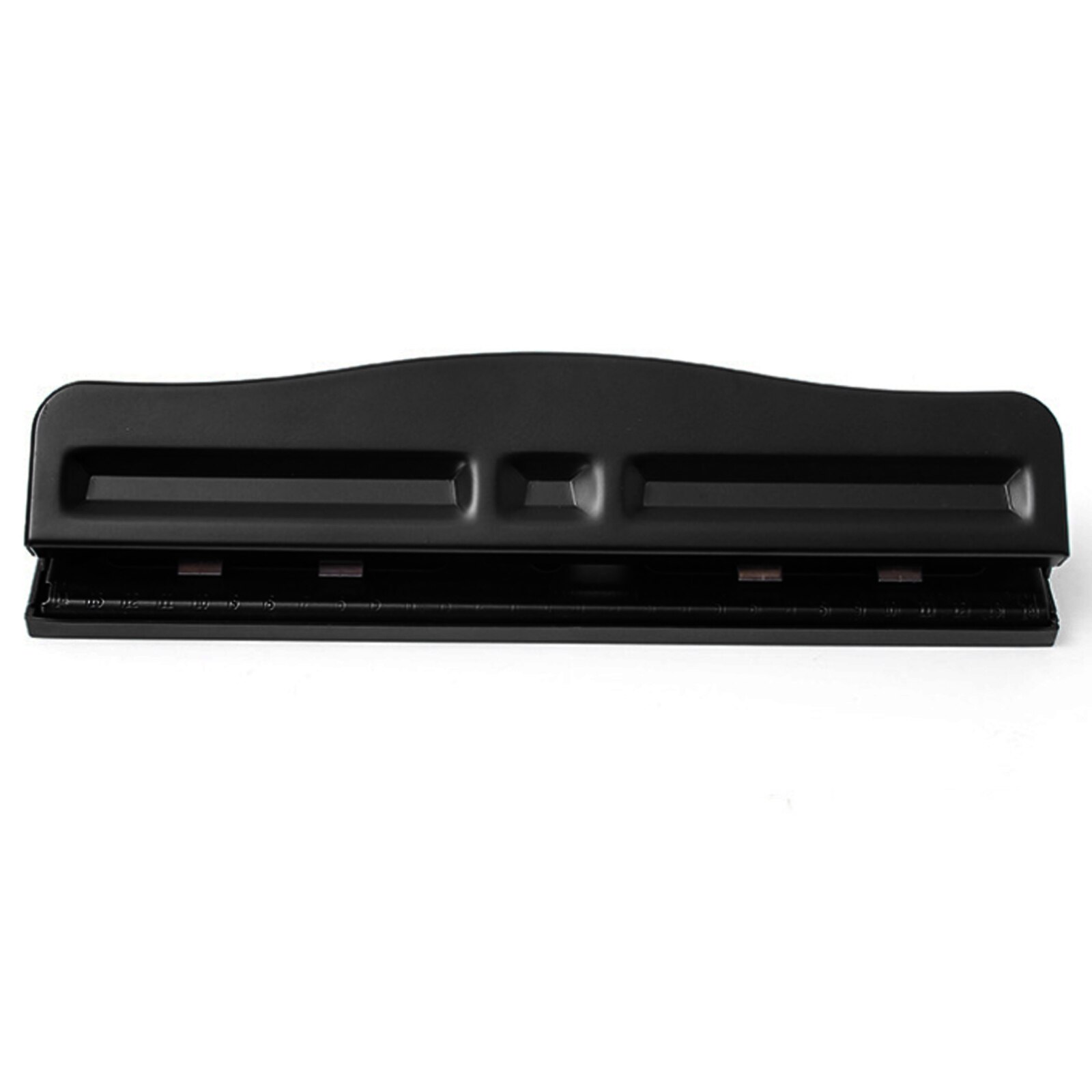 Desktop Perforator 4-Hole 12-Vel Capaciteit Verstelbare Metalen Handmatige Papier Perforator Met Veiligheidsslot Voor office School Thuis