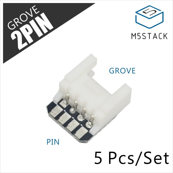 M5Stack-conector oficial Grove2Grove, 2 pines, 2SERVO, 5 uds., juego de tres tipos opcionales